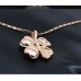 Подвеска SWAROVSKI Клевер синий