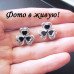 Серьги ювелирные Цветочки