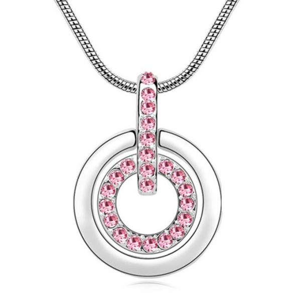 Подвеска SWAROVSKI Сьюи розовая