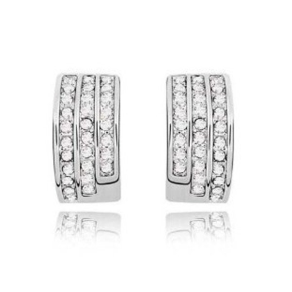 Ювелирные серьги Swarovski Каскад