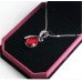 Ювелирная подвеска Swarovski Алекто красная