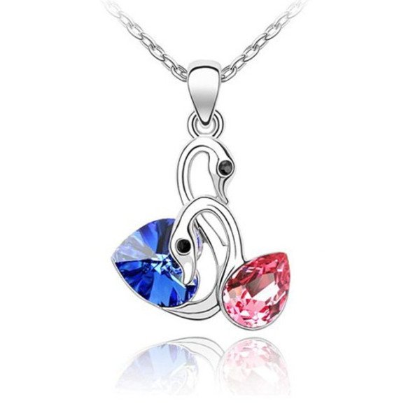 Подвеска SWAROVSKI Лебеди любви
