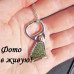 Подвеска SWAROVSKI Глам открывашка салатовая