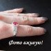 Серебрённое кольцо Мэри граната