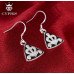 Серебрённые серьги Грация
