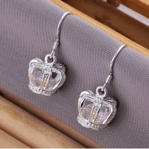 Серьги Tiffany Короны с кристаллами