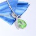 Ювелирная подвеска Swarovski Алекто салатовая