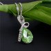 Ювелирная подвеска Swarovski Алекто салатовая