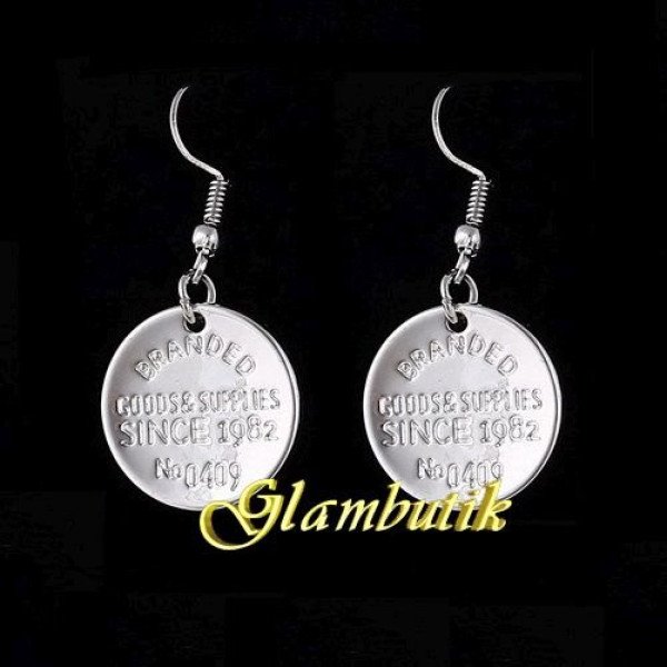 Серьги Tiffany Монетки