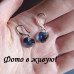 Серьги SWAROVSKI Кристаллы сердец