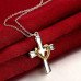 Подвеска Крест в сердце Tiffany
