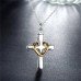Подвеска Крест в сердце Tiffany