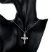 Подвеска Крест в сердце Tiffany