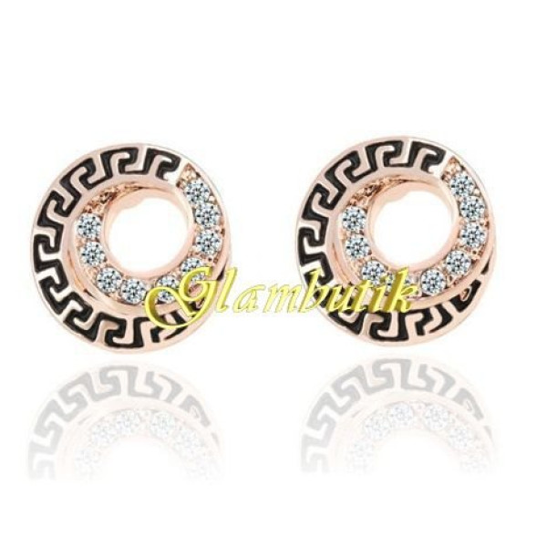 Серьги Versace Меандр Грец