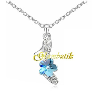 Подвеска Туфелька Swarovski-style
