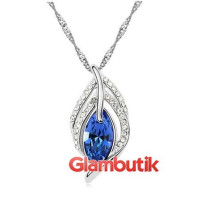 Подвеска Swarovski-style Лист