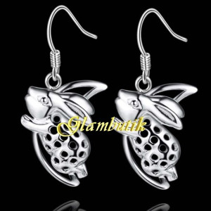Серьги Tiffany Зайчики с месяцем