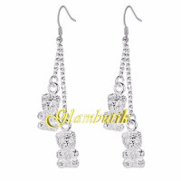 Сережки Ведмедики Tiffany