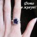 Сапфировое кольцо Мелодия