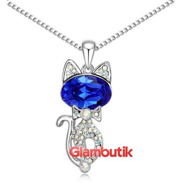 Подвеска Swarovski-style Кошка