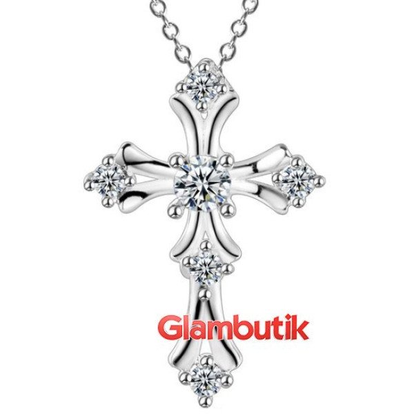 Подвеска Tiffany-style Крестик