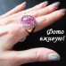 Кольцо Валентинка Swarovski