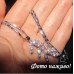 Кулон на цепи Веточка фианитов – 1054