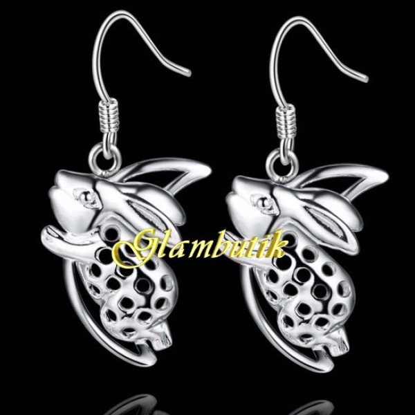 Серьги Tiffany Зайчики с месяцем