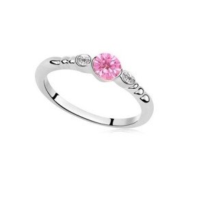 Кольцо Swarovski-style Трио роз