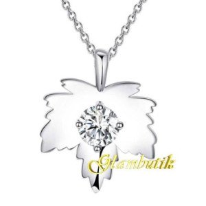 Подвеска Tiffany Клён с цирконом