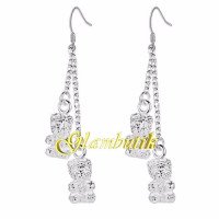 Сережки Ведмедики Tiffany