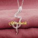 Подвеска на цепи Tiffany Змейка