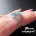 Эксклюзивное кольцо с аквамарином Чудо