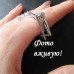 Эксклюзивное кольцо с фианитами Хайтек