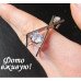 Эксклюзивное кольцо с фианитами Хайтек