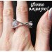 Эксклюзивное кольцо с фианитами Хайтек