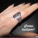 Посеребренное кольцо Волны – 4978