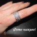 Посеребренное кольцо Переплетение – Glambutik