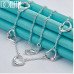 Посеребренная цепочка с сердцами – Glambutik