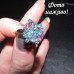 Цветочное кольцо с фианитами – 5545