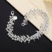 Посеребренный браслет Бусинки праздника – 5653