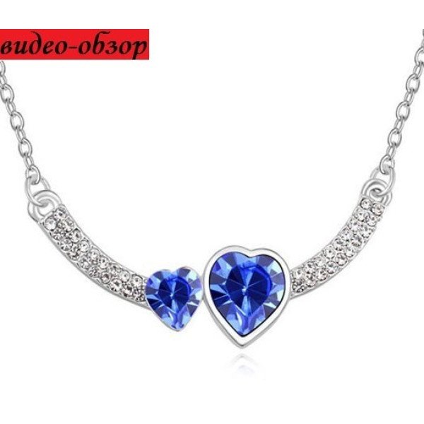 Подвеска SWAROVSKI Сердца влюбленных