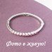 Ювелирный браслет Линия блеска розовый