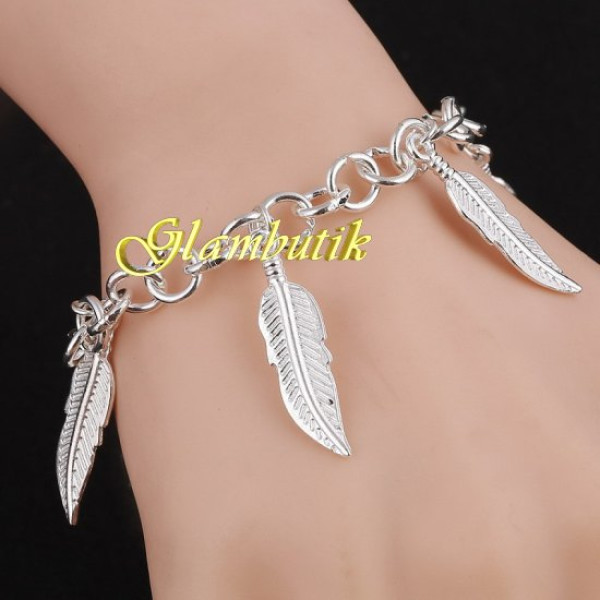 Браслет Tiffany-style Перья