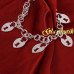 Браслет посеребрённый Сердечки Dior – 9963
