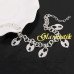 Браслет посеребрённый Сердечки Dior – 9963