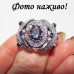 Родированное кольцо с фианитом Фиена – 10-813