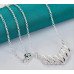 Посеребренная ажурная подвеска Волны – 3484