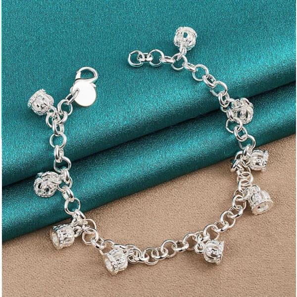 Браслет Короны в серебре – 3530