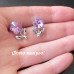 Ювелирные серьги Swarovski Цветочек кристалл